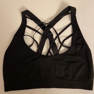 Victoria’s Secret black crisscross sports bra L